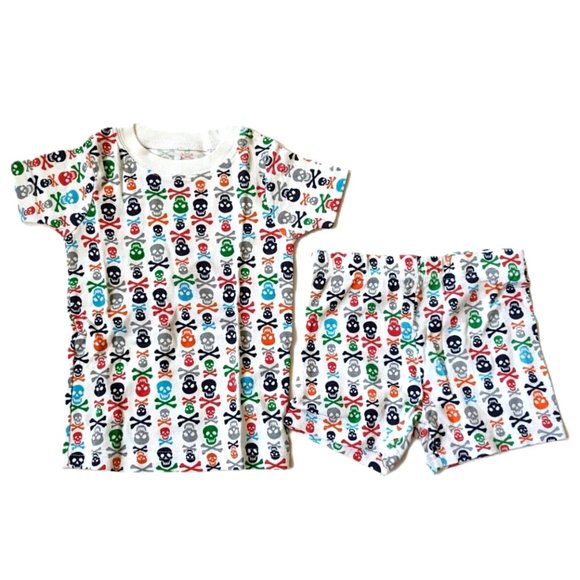 The Children's Place Toddler Boy 2PC Pajama Set Skull & Bones Sleepwear … - Picture 1 of 6